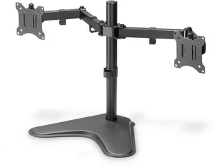 Digitus Stojak biurkowy podwójny z zaciskiem 2xLCD max. 32" max. Obciążenie 2x 8kg uchylno-obrotowy czarny DA-90401 - Uchwyty do monitorów - miniaturka - grafika 5