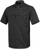 Odzież taktyczna i umundurowanie - Helikon tex Koszula DEFENDER Mk2 short sleeve - PolyCotton Ripstop - Czarny-Black - XL (KO-DS2-PR-01-B06 HE.KO-DS2-PR-01-B06 - miniaturka - grafika 1