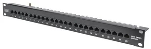 DIGITUS Professional Digitus Professional  Cat 3 ISDN patch panel LSA  nieekranowana  czarna, czarny DN-91325-1-B - Switche - miniaturka - grafika 2