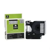 Papier do drukarek - Dymo Taśma zamiennik 53722, 24mm x 7m, czarny druk / srebrny podkład - miniaturka - grafika 1