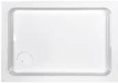 Brodziki prysznicowe - Sanplast Free Line  615-040-0110-01-000 90x75x9  biały - miniaturka - grafika 1