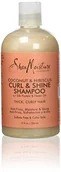 Szampony do włosów - Shea Moisture Coconut & Hibiscus Curl & Shine Shampoo 13oz WJU-011 - miniaturka - grafika 1