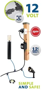 Garden Lights Lampa tarasowa LED Alpha, stal nierdzewna, 4048601 Techmar - Lampy ogrodowe - miniaturka - grafika 3