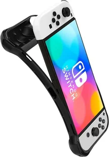 SPIGEN Etui SPIGEN Rugged Armor do Nintendo Switch Oled Czarny Raty BRAK - Gadżety dla graczy - miniaturka - grafika 11