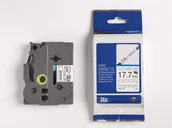 Dodatki do drukarek i skanerów - Brother Rurka termokurczliwa o szerokości 17.7mm czarny nadruk/białe tło długość 1.5m HSE241 - miniaturka - grafika 1