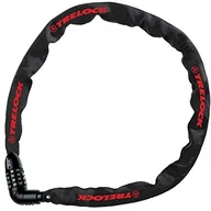 Zabezpieczenia do roweru - Trelock Składane zapięcie rowerowe kombi łańcuszka 110 cm, 4 MM 8004394_Noir - miniaturka - grafika 1