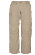 Spodnie narciarskie - Vaude spodnie damskie Women's farley Zip off Pants IV, rozmiar krótki, beżowy 03873-474-48 - miniaturka - grafika 1