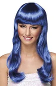 Dodatki do strojów karnawałowych - Boland Peruka boland dorośli "chique", One Size, jeden rozmiar, niebieski - miniaturka - grafika 1