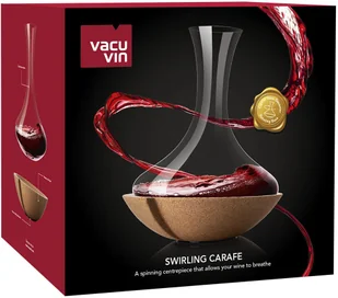 Vacu Vin Karafka na wino Vacu Vin Swirling Carafe - szkło kryształowe 76010602 - Karafki Vacu Vin Karafka na wino Vacu Vin Swirling Carafe - szkło kryształowe 76010602 - Karafki - miniaturka - grafika 3