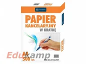 Szkolne artykuły papiernicze - Interdruk Papier kancelaryjny INTERDRUK A4 500k. kratka AA408INT - miniaturka - grafika 1