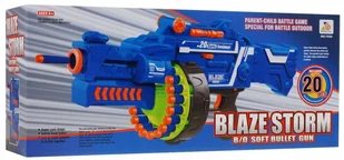 Hasbro Blaze Wyrzutnia Karabin Automat na naboje piankowe - Zabawki militarne - miniaturka - grafika 5