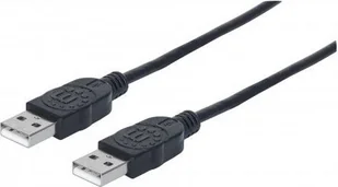 Manhattan Hi-Speed USB 2.0 przewód przyłączeniowy, czarny 1m 353892 - Kable USB - miniaturka - grafika 2