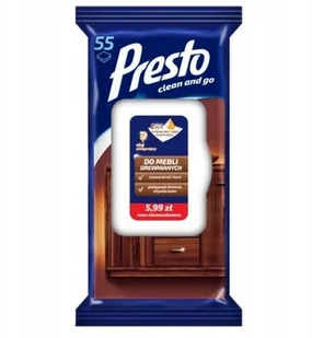 Presto 2W1 Ściereczki + Płyn Do Mebli Drewnianych - Ściereczki, gąbki, czyściki - miniaturka - grafika 7
