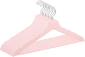Wieszaki do szafy - Wieszaki na ubrania drewniane zestaw 9 szt. różowe 3x HG0006 - miniaturka - grafika 1