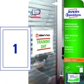 Papier do drukarek - Znaki samolaminujące A4, 10 ark./op., 170 x 257 mm - miniaturka - grafika 1