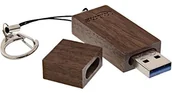 Huby USB - InLine 35061 W Woods Tick pamięć USB 3.0, drewno orzech włoski, 8 GB 35061W - miniaturka - grafika 1