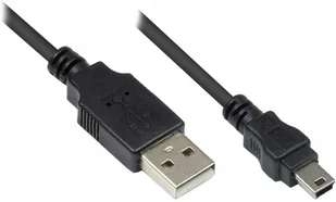 Alcasa USB A - USB mini B, m - m, 3m kabel USB 3310-AM3 - Kable USB - miniaturka - grafika 2