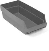 Pojemniki przemysłowe - AJ Produkty Szuflada magazynowa, 500x240x150 mm, 13.2 L, szary - miniaturka - grafika 1