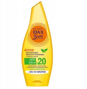 Dax Sun Relaksująca emulsja ochronna SPF20 - Balsamy i kremy do opalania - miniaturka - grafika 2