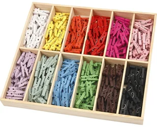 Creativ Company A/S Mini klamerki, wielokolorowe, 288 sztuk - Zabawki kreatywne Creativ Company A/S Mini klamerki, wielokolorowe, 288 sztuk - Zabawki kreatywne - miniaturka - grafika 1