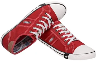 Mustang Trampki 44A061 Czerwone 4058-305-5 Rot 29023 - Trampki męskie - miniaturka - grafika 2