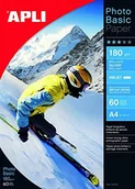 Papier do drukarek - Apli 60 arkuszy, błyszczący 180 g. Rozmiar A4, 9036an - miniaturka - grafika 1