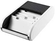 Wizytowniki - Helit Pojemnik na karty wizytowe, czarno-biały H6218091 - miniaturka - grafika 1