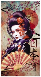 Dr. Bacty Bandana tuba na szyję / głowę Dr.Bacty - geisha DRH-GEISHA - Szaliki i chustki dla dzieci - miniaturka - grafika 2