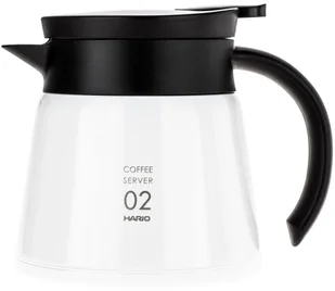 Hario Insulated Stainless Steel Server V60-02 - Biały - 600ml VHS-60W - Dzbanki i imbryki - miniaturka - grafika 3