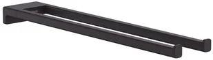 Hansgrohe AddStoris Wieszak na ręczniki podwójny czarny mat 41770670 - Wieszaki łazienkowe Hansgrohe AddStoris Wieszak na ręczniki podwójny czarny mat 41770670 - Wieszaki łazienkowe - miniaturka - grafika 1