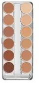 Korektory do twarzy - KRYOLAN Dermacolor Camouflage Creme Palette paleta 12 kamuflaży 40g - miniaturka - grafika 1
