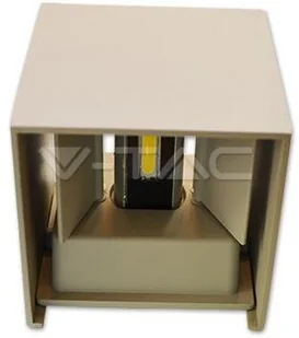v-tac Kinkiet Ścienny V-TAC 12W LED Góra/Dół Regulowany Chip BRIDGELUX Biały Kwadrat IP65 VT-759-12 4000K 1100lm - Lampy ścienne - miniaturka - grafika 25