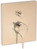 Baterie podtynkowe - Roca Insignia Rose Gold bateria wannowo-prysznicowa podtynkowa inny A5A0B3ARG0 - miniaturka - grafika 1