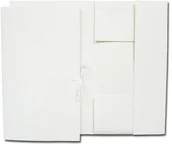 Teczki i skoroszyty - Barbara teczka wiązana tekturowa biała 0401000 401000 - miniaturka - grafika 1
