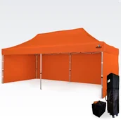 Pawilony ogrodowe - BRIMO Namiot weselny 4x8m - plus 3 ściany - Pomarańczowy - miniaturka - grafika 1