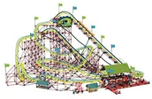 Klocki - Knex K 'nex SON of Serpent Coaster Building Set 52242 - miniaturka - grafika 1