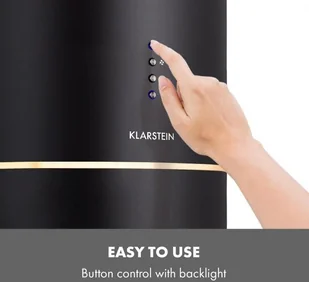 Klarstein Tron Ambience 38 Czarny (CGCH2-TronAmbience-B) - Okapy kuchenne - miniaturka - grafika 7