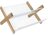 Suszarki do naczyń - Metaltex 32184514080 stelaż do ociekania Lilly, składany, metalowy drut, 42 x 5 x 35 cm, biały 32184514080 - miniaturka - grafika 1