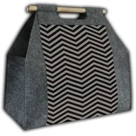 Akcesoria kominkowe - BERTONI Bertoni Torba na drewno kominkowe ZIGZAG NS07 - miniaturka - grafika 1