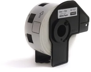 Brother JetWorld Etykiety zamiennik DK-11221 nadruk czarny na białym tle 23mm x 23mm - Etykiety do drukarek - miniaturka - grafika 3