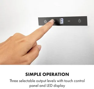 Klarstein Silver Lining 60 (CGCH2-SilvLining-60) - Okapy kuchenne - miniaturka - grafika 5