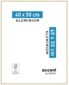Ramki na zdjęcia - Nielsen Ramka na zdjęcia ACCENT 40 x 50 cm złota mat aluminiowa - miniaturka - grafika 1