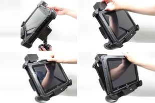 Brodit AB Uchwyt o wzmocnionej konstrukcji z blokadą sprężynową na kluczyk do Zebra ET50 10.1 550888 - Akcesoria do tabletów i e-booków - miniaturka - grafika 4