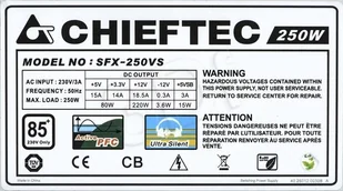 Chieftec SFX-250VS 300W - Zasilacze komputerowe - miniaturka - grafika 2
