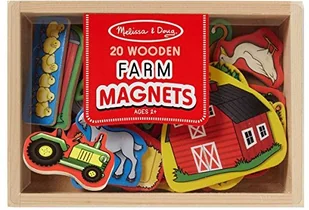 Melissa&Doug Magnesy na lodówkę Farma 20szt. 19279 - Zabawki kreatywne - miniaturka - grafika 2