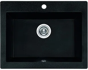 Laveo Komodo 58x49 czarny SBK_710A - Zlewozmywaki - miniaturka - grafika 2