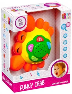 Bam Bam Zabawny Krab 359912 - Zabawki interaktywne dla dzieci - miniaturka - grafika 2