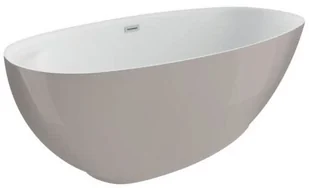 Polimat Kivi Wanna wolnostojąca 165x75 cm popiel 00475 - Wanny - miniaturka - grafika 2