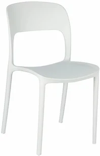 Fotel biurowy, krzesło biurowe D2.Design Krzesło Flexi białe 40536 - Fotele i krzesła biurowe - miniaturka - grafika 3