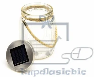 Garthen Zestaw 3 lampionów solarnych szklanych - Lampy ogrodowe - miniaturka - grafika 2